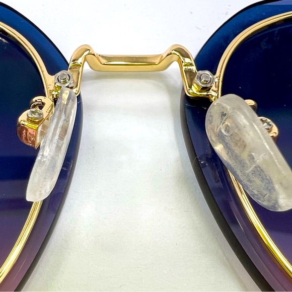 JOHN VARVANTOS LADIES GOLD METAL SUNGLASSES - Picture 9 of 11